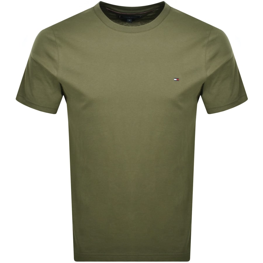 Tommy hilfiger t shirt green hot sale